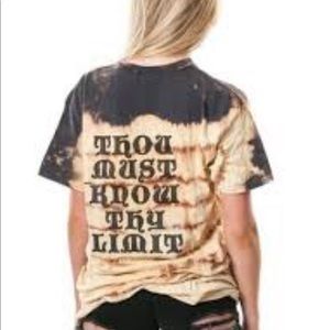 COAL N TERRY Batik Crop Tee ThouMustKnowThyLimit